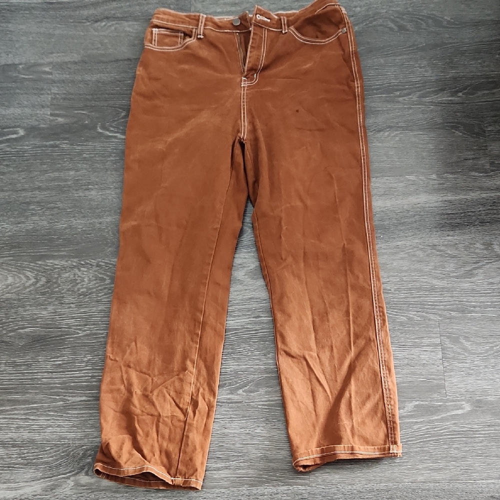 🌸 Brown Boot Cut Pants